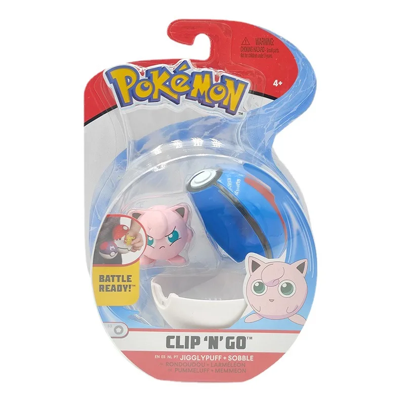 Wct Pokémon Clip'n Go figurine jouet avec Pokeball Jigglypuff