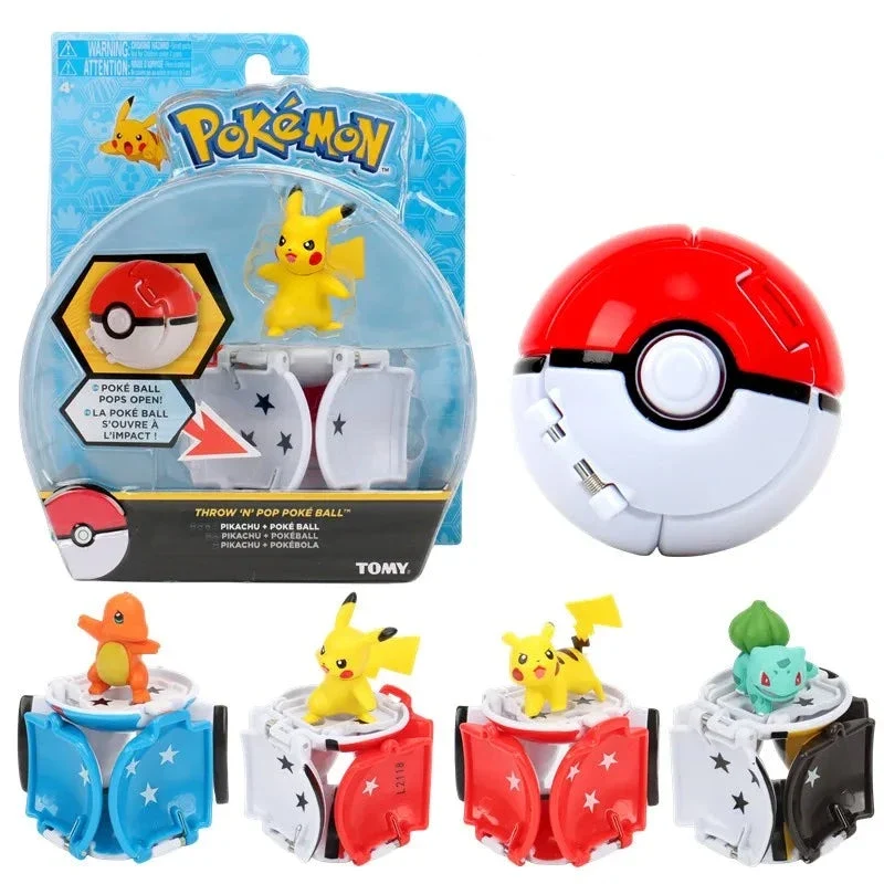 Figurines Pokémon de démarrage avec Poke Ball