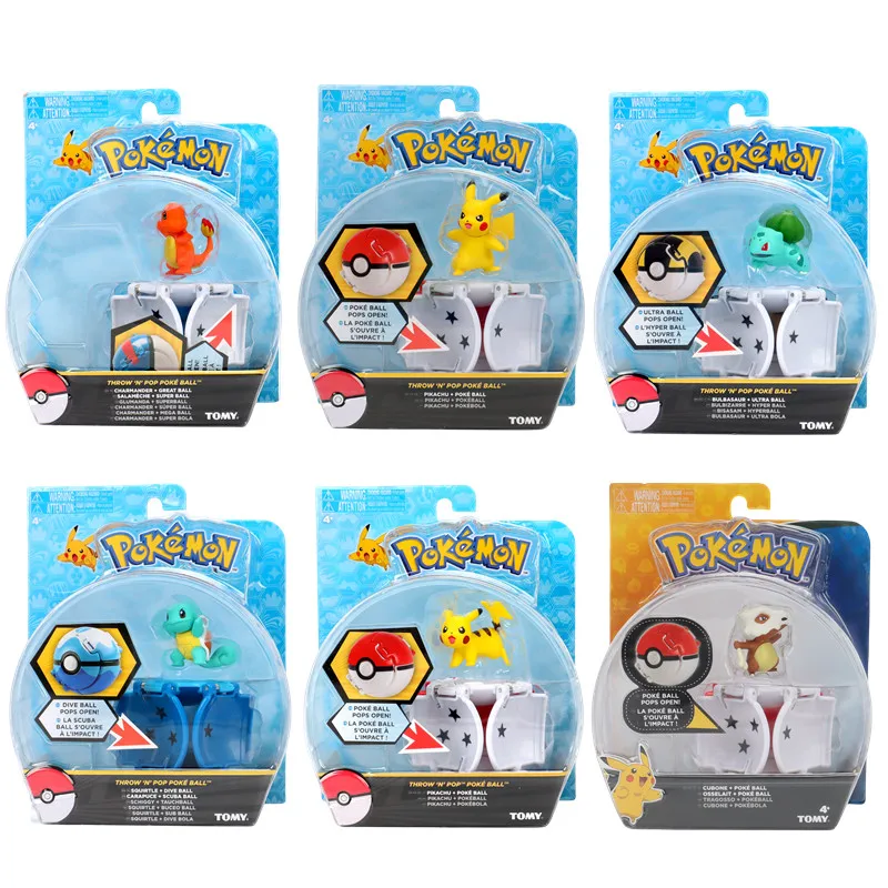 Figurines Pokémon de démarrage avec Poke Ball