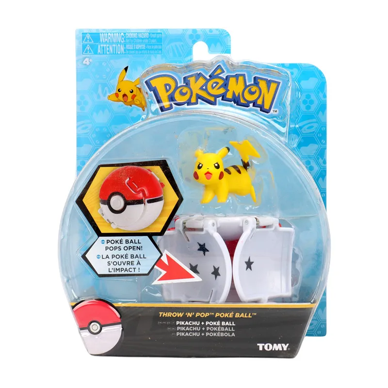 Figurines Pokémon de démarrage avec Poke Ball