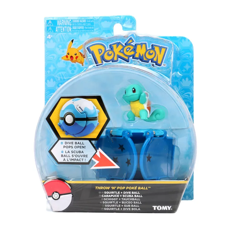 Figurines Pokémon de démarrage avec Poke Ball