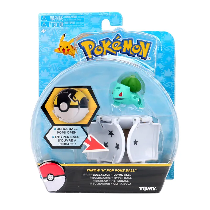 Figurines Pokémon de démarrage avec Poke Ball