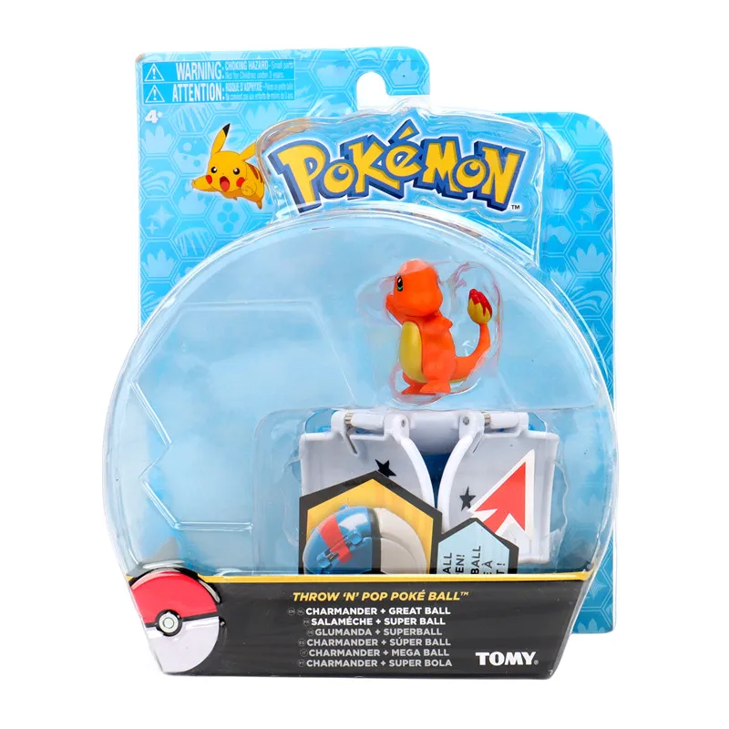 Figurines Pokémon de démarrage avec Poke Ball