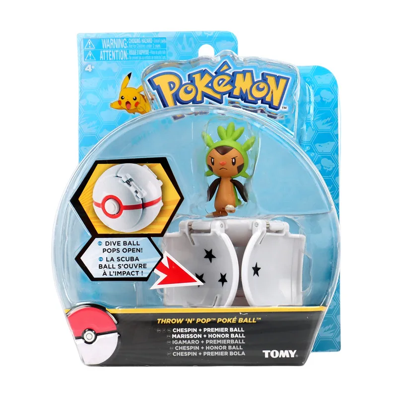 Figurines Pokémon de démarrage avec Poke Ball