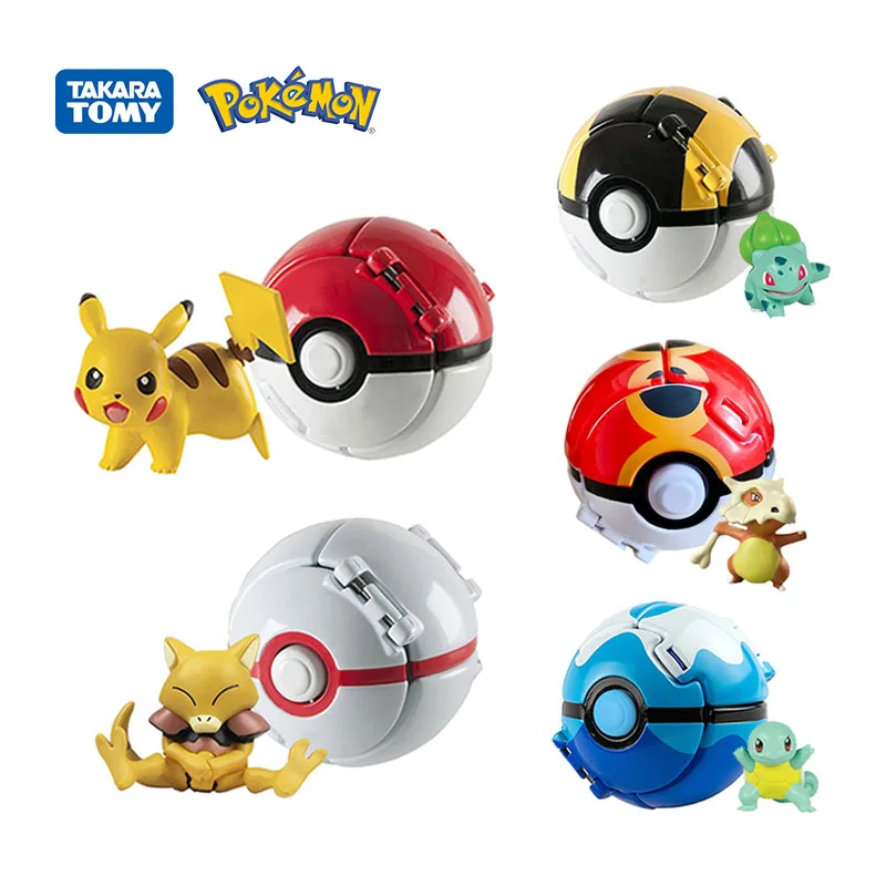 Pop'n throw Pokeballs avec figurine Pokémon