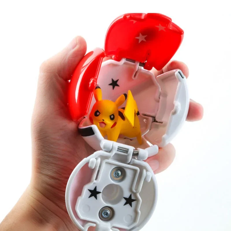 Pop'n throw Pokeballs avec figurine Pokémon