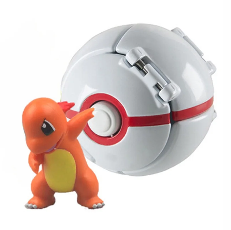 Pop'n throw Pokeballs avec figurine Pokémon