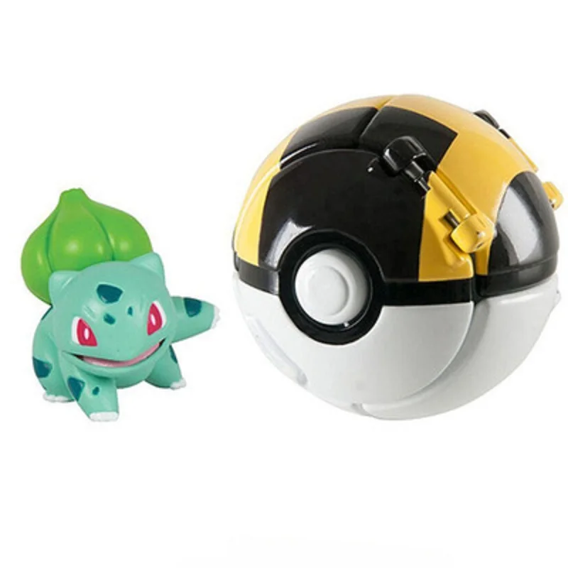 Pop'n throw Pokeballs avec figurine Pokémon