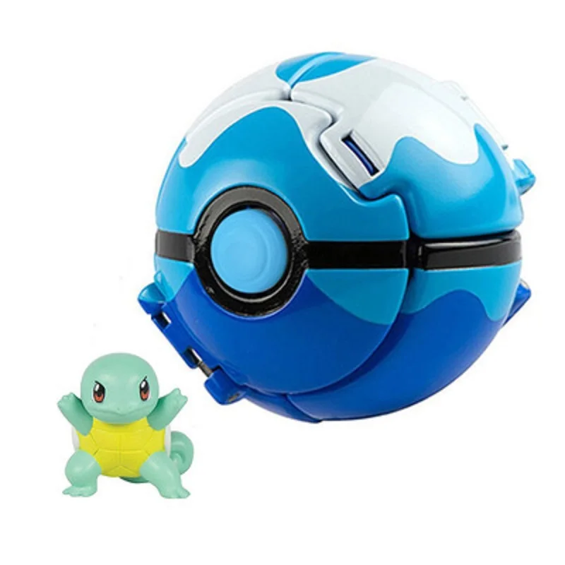 Pop'n throw Pokeballs avec figurine Pokémon