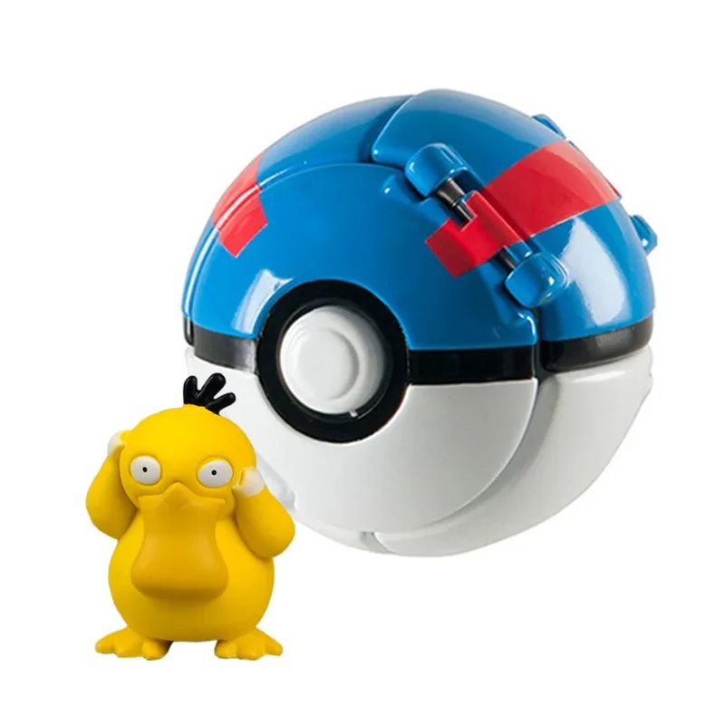 Pop'n throw Pokeballs avec figurine Pokémon