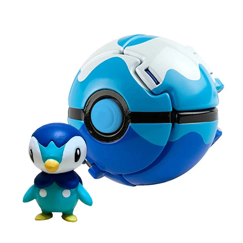 Pop'n throw Pokeballs avec figurine Pokémon