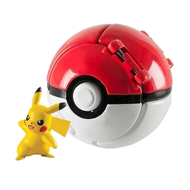 Pop'n throw Pokeballs avec figurine Pokémon