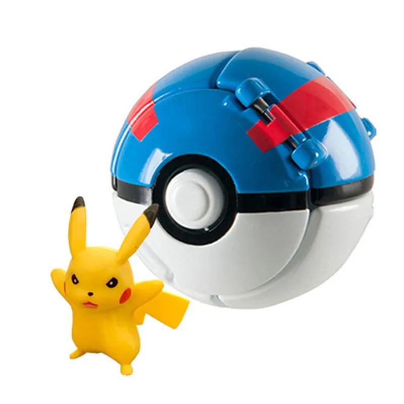 Pop'n throw Pokeballs avec figurine Pokémon