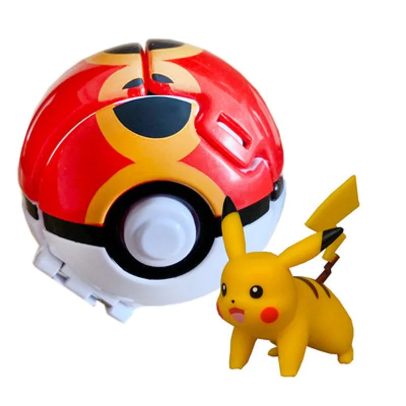 Pop'n throw Pokeballs avec figurine Pokémon