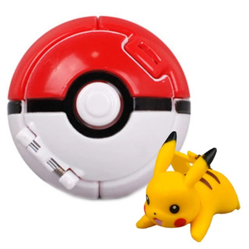 Pop'n throw Pokeballs avec figurine Pokémon