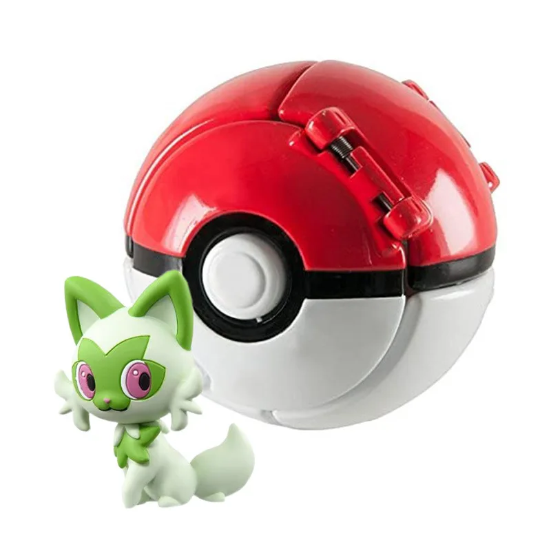 Pop'n throw Pokeballs avec figurine Pokémon