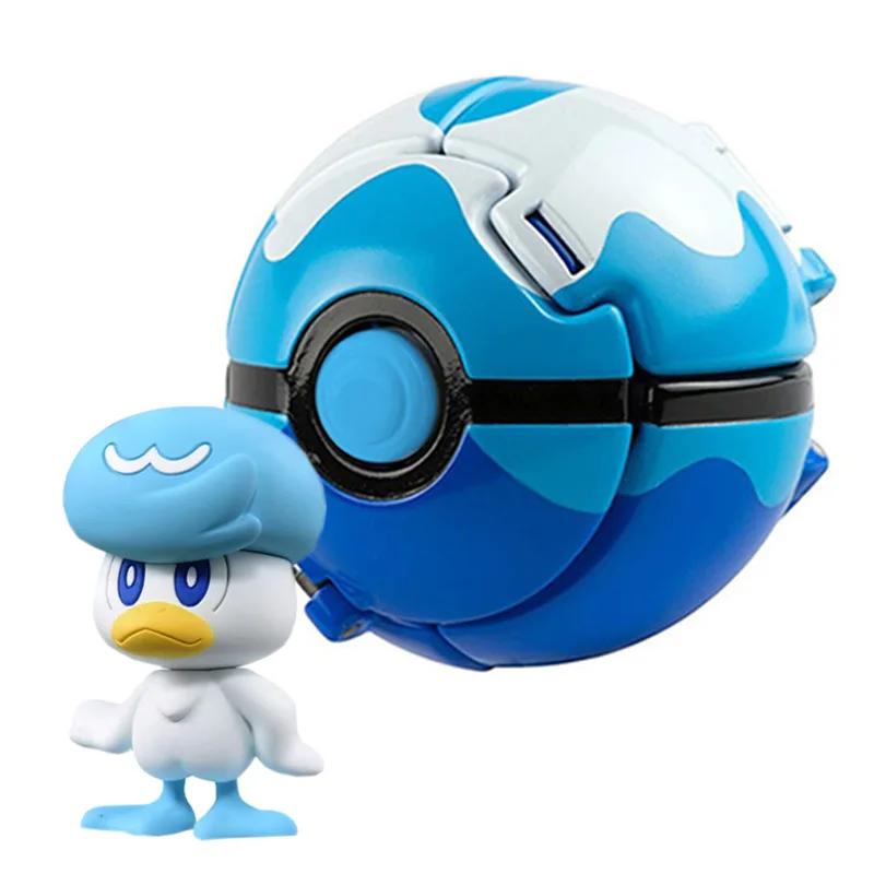 Pop'n throw Pokeballs avec figurine Pokémon