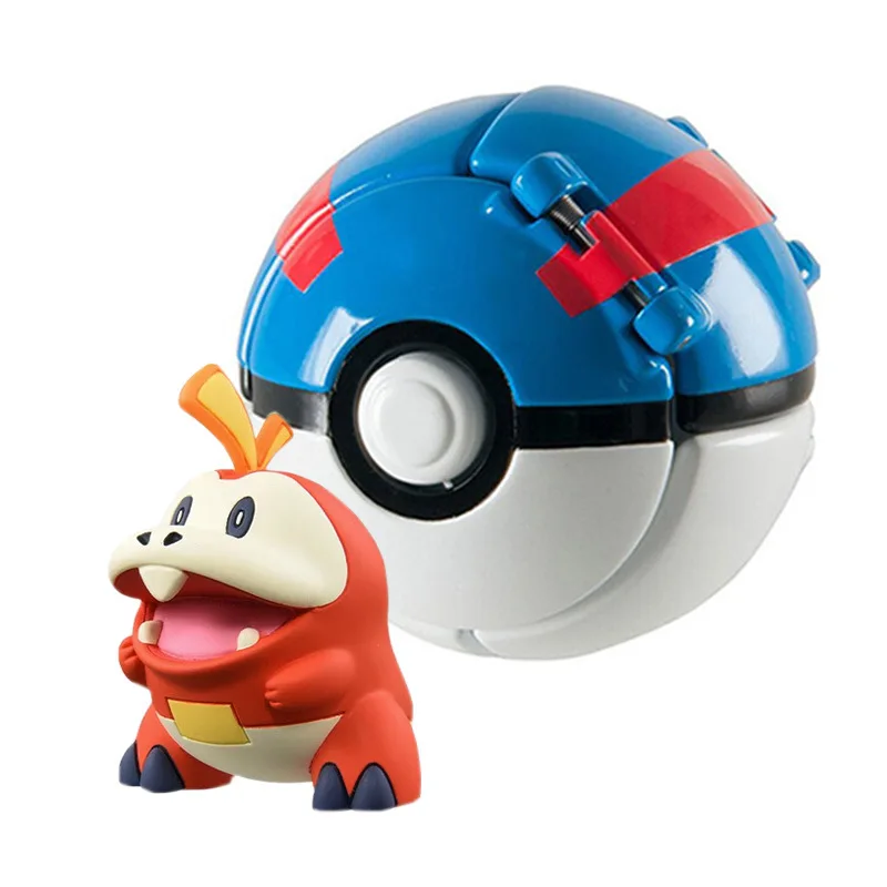 Pop'n throw Pokeballs avec figurine Pokémon