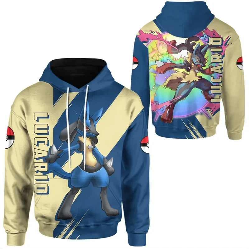 Pull à capuche Pokemon dans de nombreux motifs