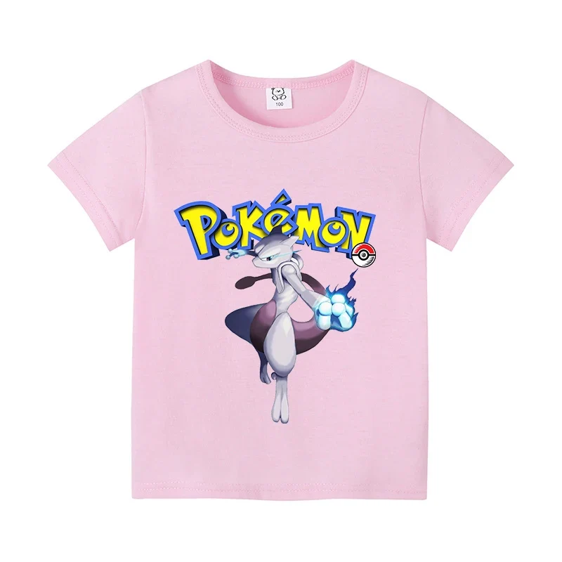 T-shirts enfants avec motif Pikachu ou Pokémon