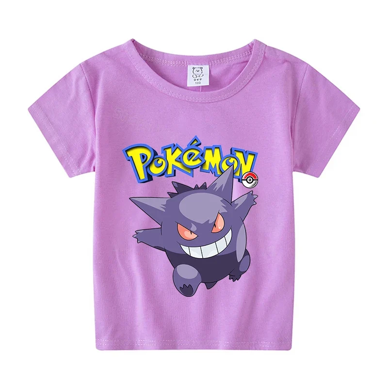 T-shirts enfants avec motif Pikachu ou Pokémon