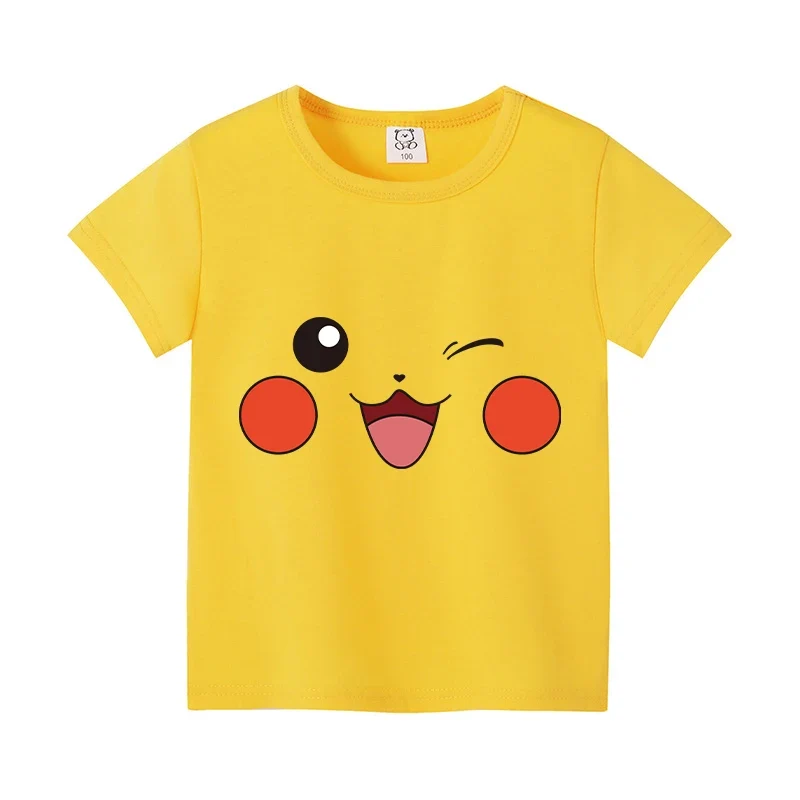 T-shirts estivaux à motif Pokémon pour enfants
