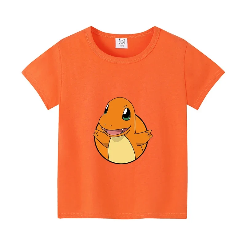 T-shirts estivaux à motif Pokémon pour enfants