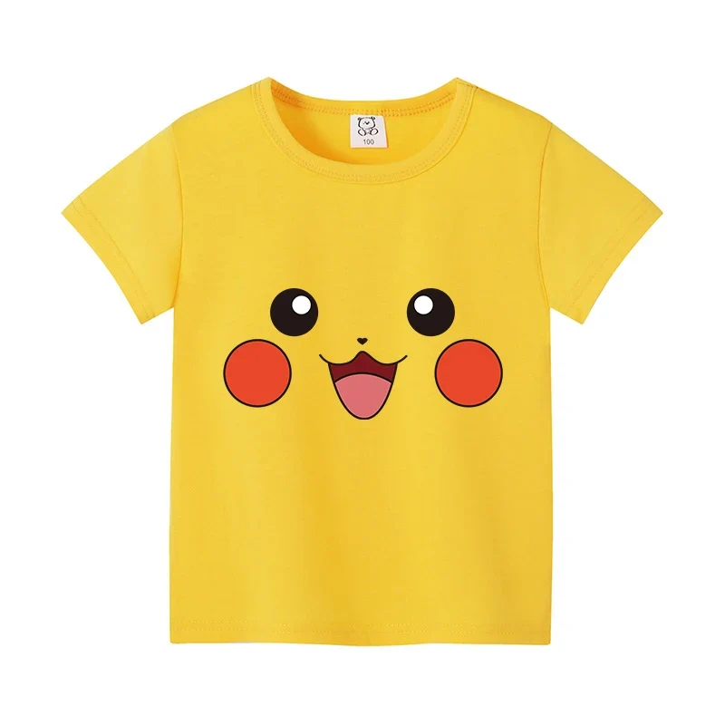 T-shirts estivaux à motif Pokémon pour enfants