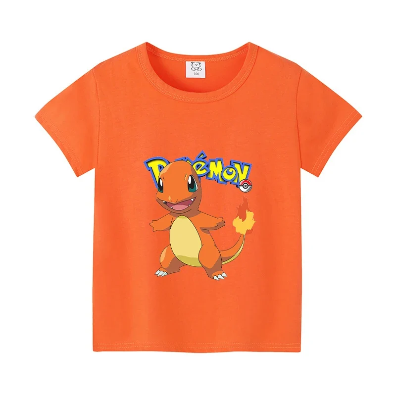 T-shirts estivaux à motif Pokémon pour enfants