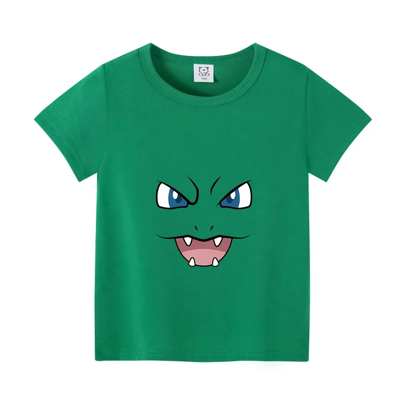 T-shirts estivaux à motif Pokémon pour enfants
