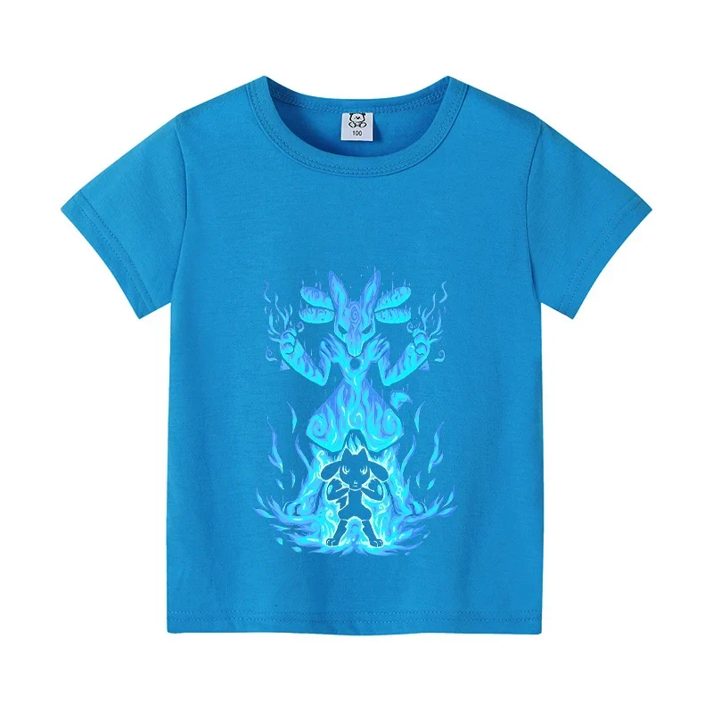 T-shirts estivaux à motif Pokémon pour enfants