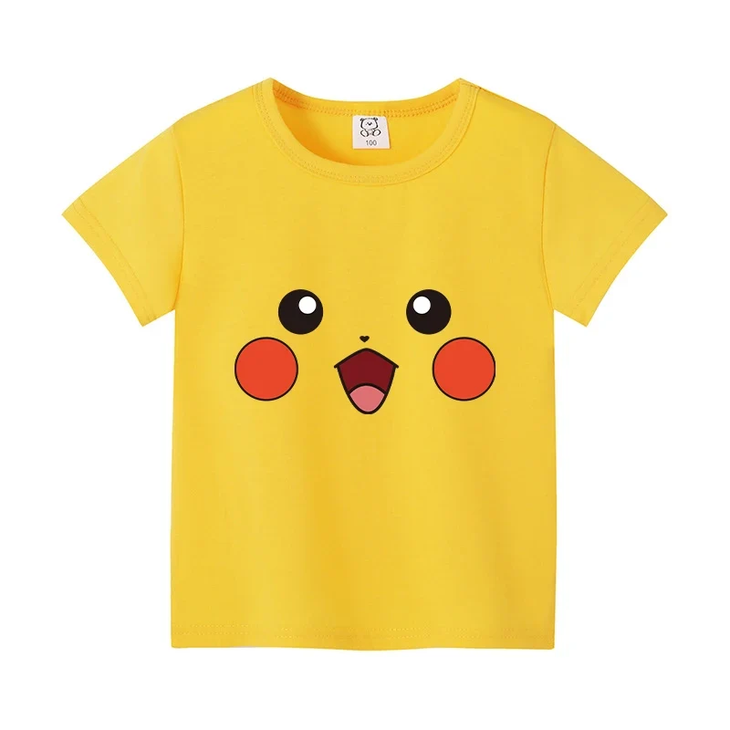 T-shirts estivaux à motif Pokémon pour enfants