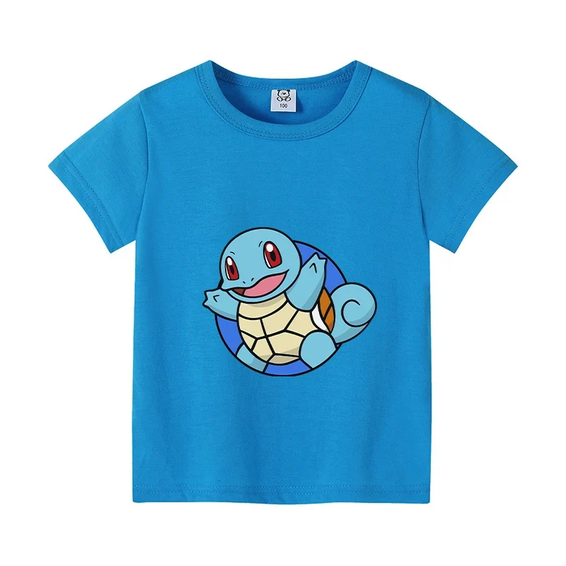T-shirts estivaux à motif Pokémon pour enfants