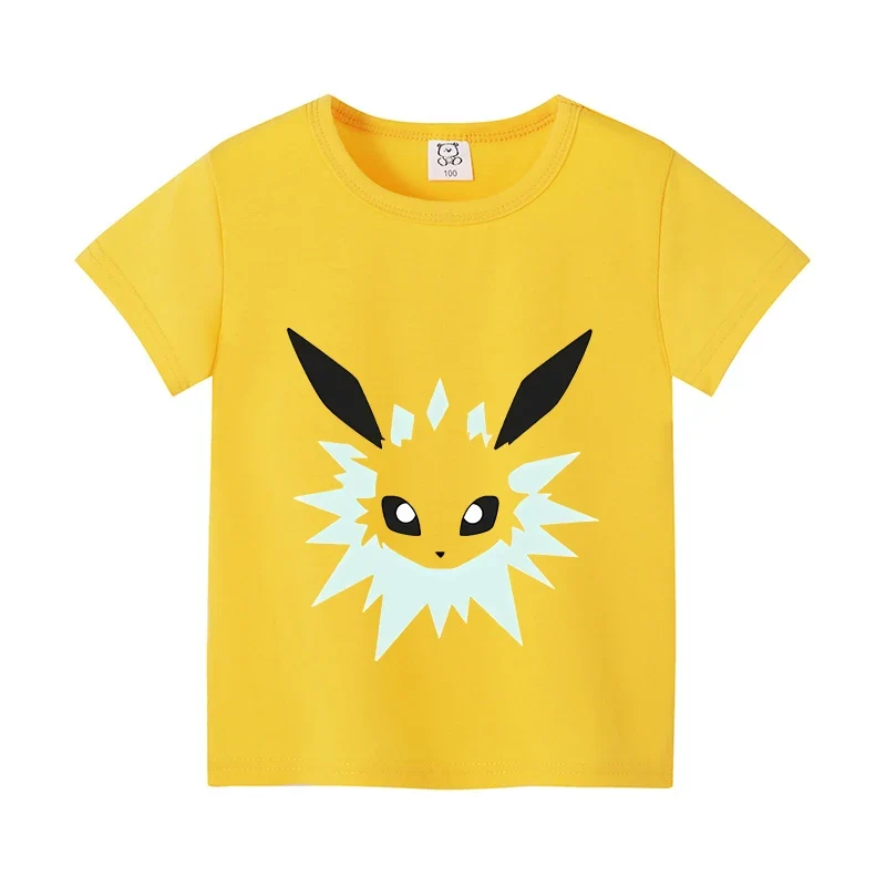 T-shirts estivaux à motif Pokémon pour enfants