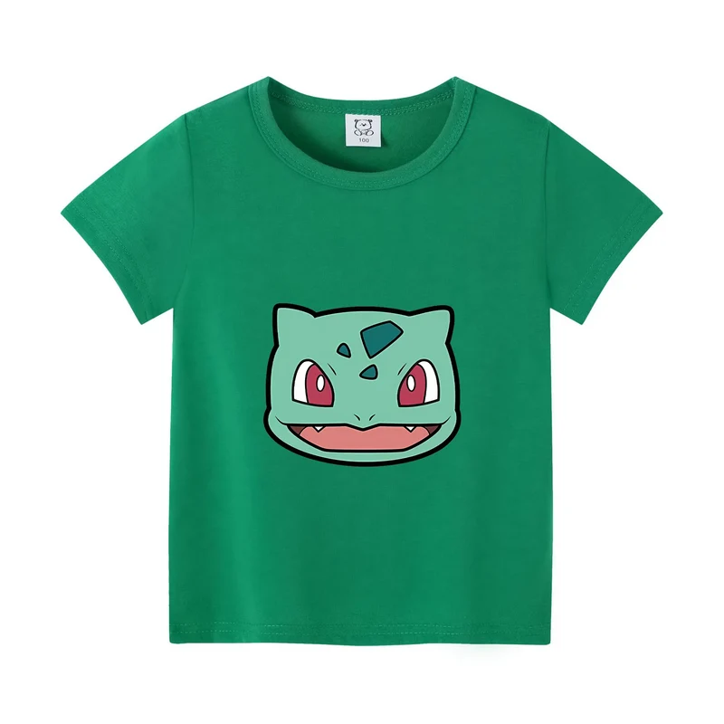 T-shirts estivaux à motif Pokémon pour enfants