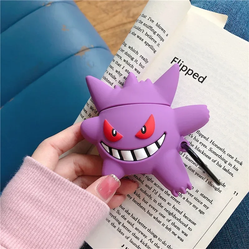 Étui de protection Pokemon 3D pour Airpods au look Gengar