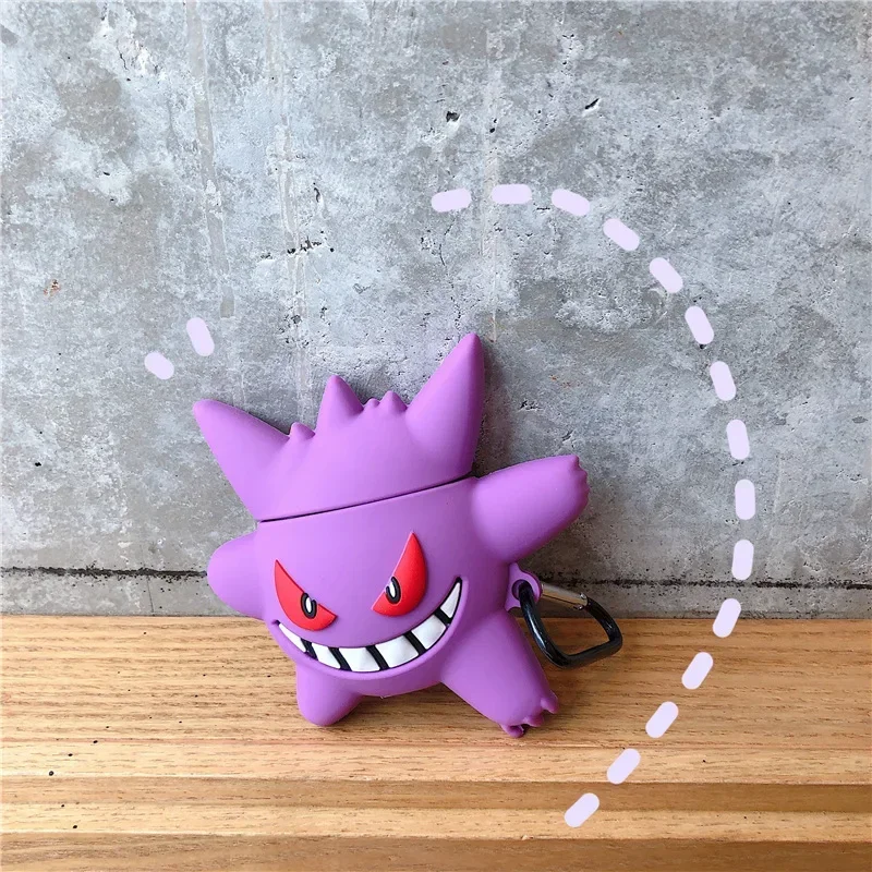 Étui de protection Pokemon 3D pour Airpods au look Gengar