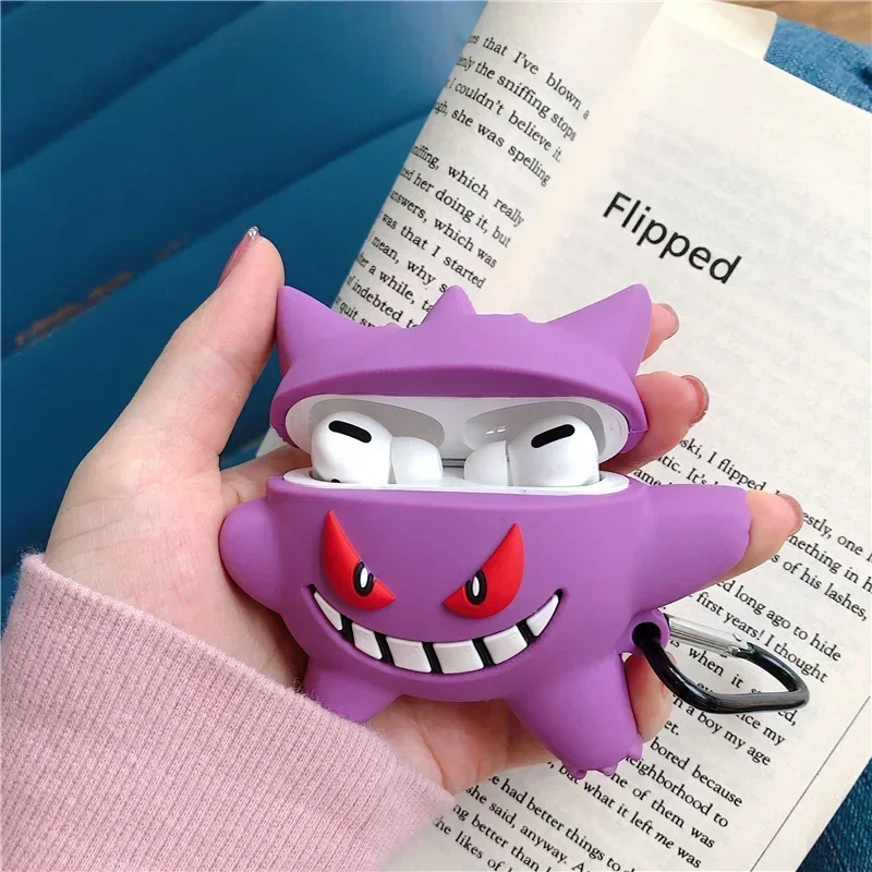 Étui de protection Pokemon 3D pour Airpods au look Gengar