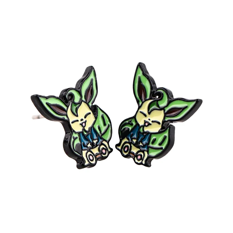 Boucles d'oreilles Pokémon avec de nombreux motifs différents.