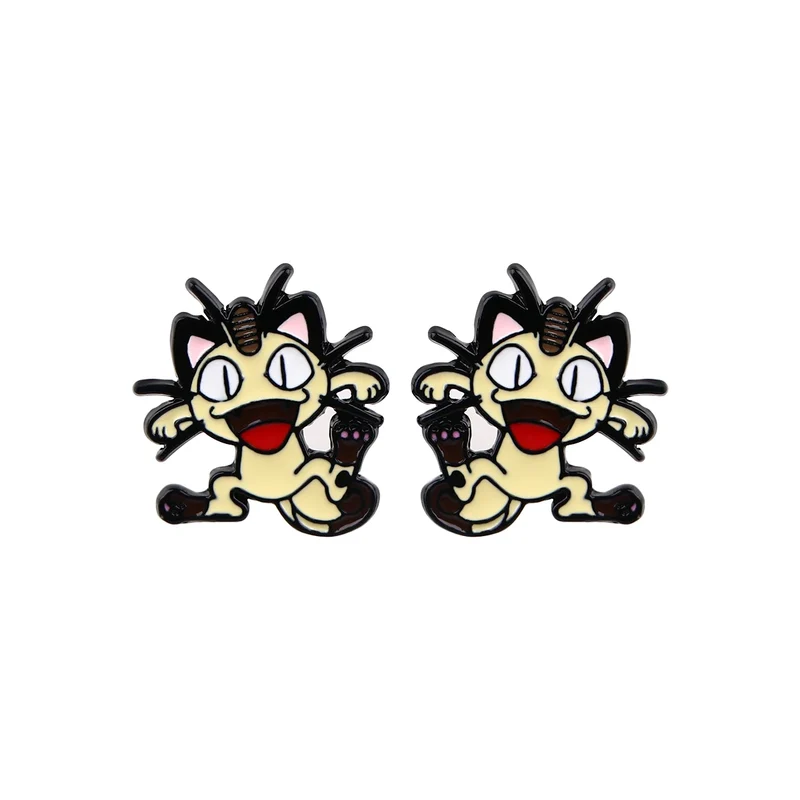Boucles d'oreilles Pokémon avec de nombreux motifs différents.