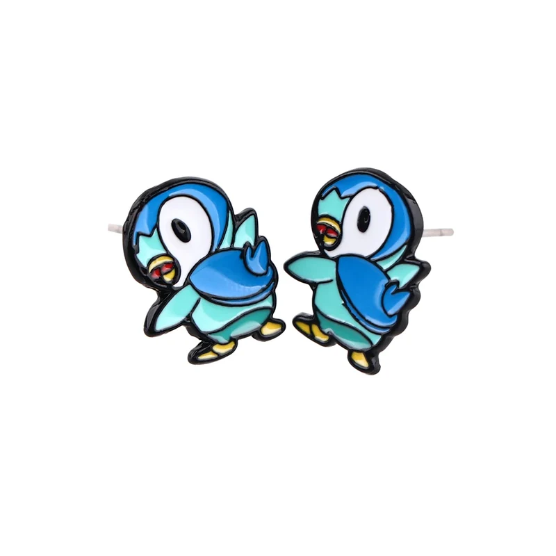 Boucles d'oreilles Pokémon avec de nombreux motifs différents.