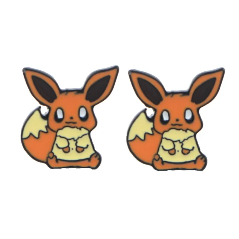 Boucles d'oreilles Pokémon avec de nombreux motifs différents.
