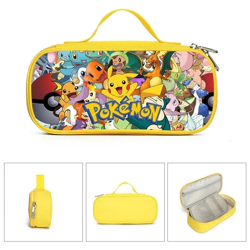 Trousse Pokémon Pikachu en noir ou jaune