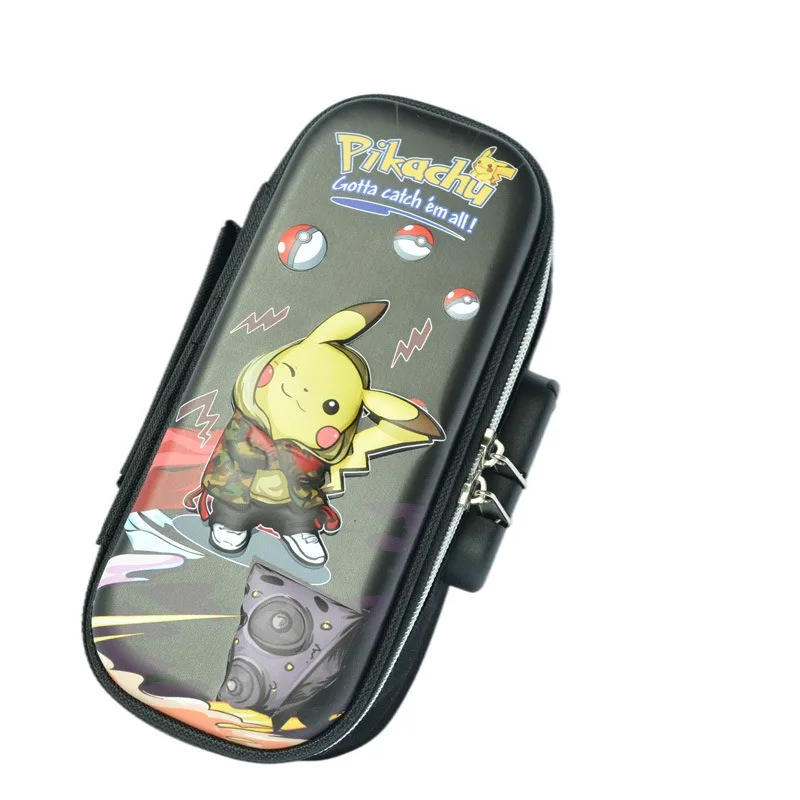 Grande trousse à crayons Pika Pokémon avec serrure et poignée de transport