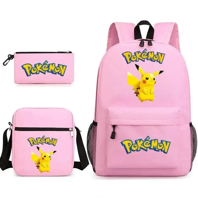 Ensemble de sac à dos Pokemon Go avec sac à dos, trousse et sac