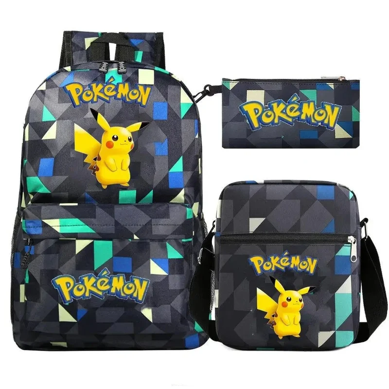Ensemble de sac à dos Pokemon Go avec sac à dos, trousse et sac