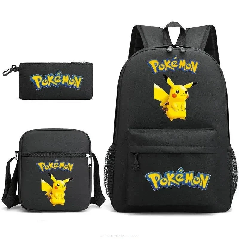 Ensemble de sac à dos Pokemon Go avec sac à dos, trousse et sac