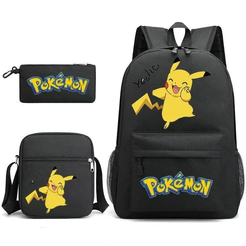 Ensemble de sac à dos Pokemon Go avec sac à dos, trousse et sac