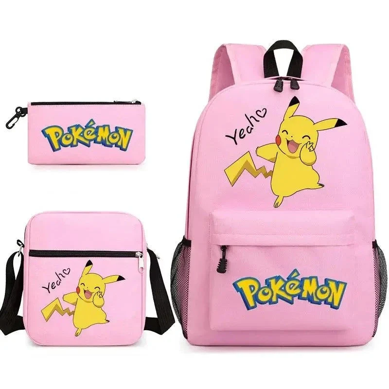 Ensemble de sac à dos Pokemon Go avec sac à dos, trousse et sac