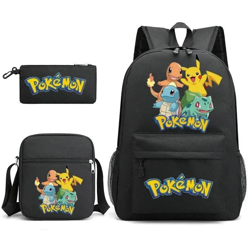 Ensemble de sac à dos Pokemon Go avec sac à dos, trousse et sac